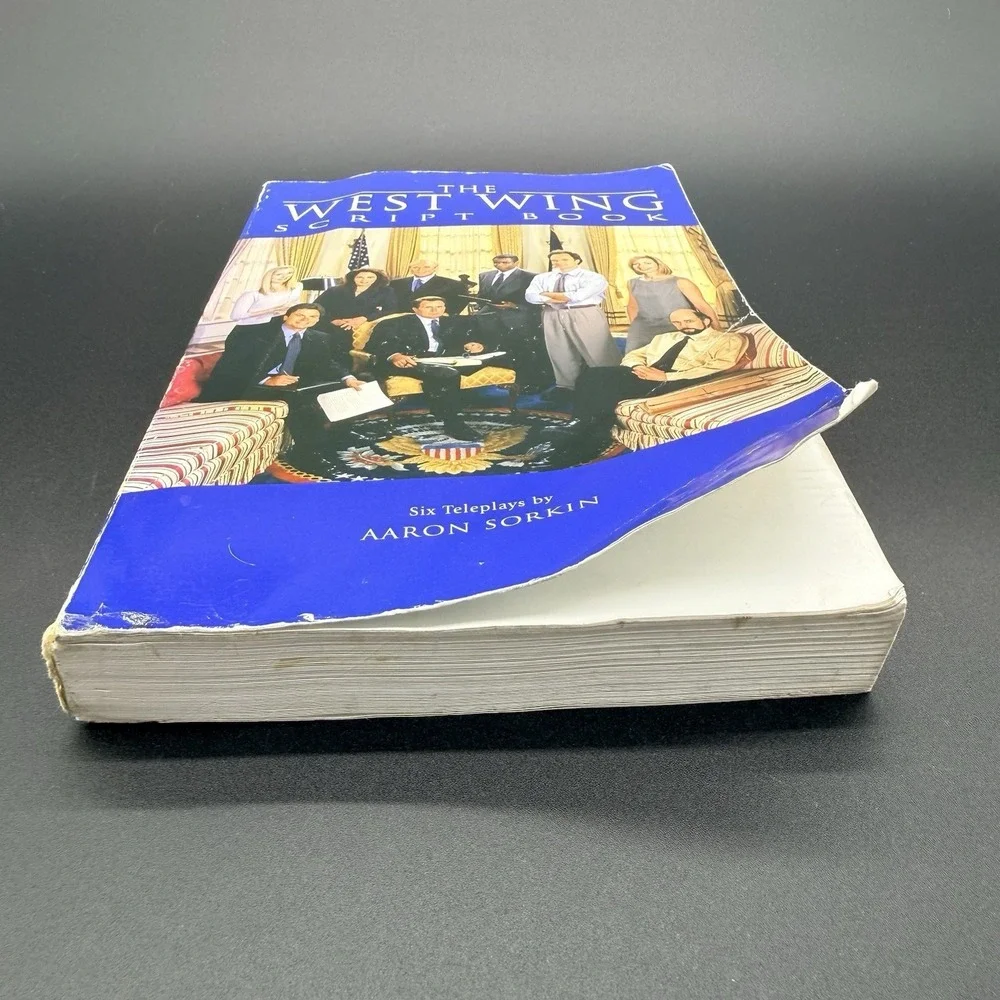 The West Wing Script Book Aaron Sorkin 2002 1st Edition Paperback TV Scripts
